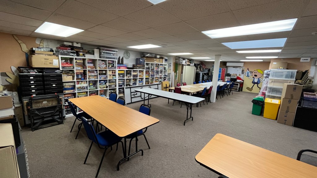 Clifton Road Games (Exeter). In-store gaming space.